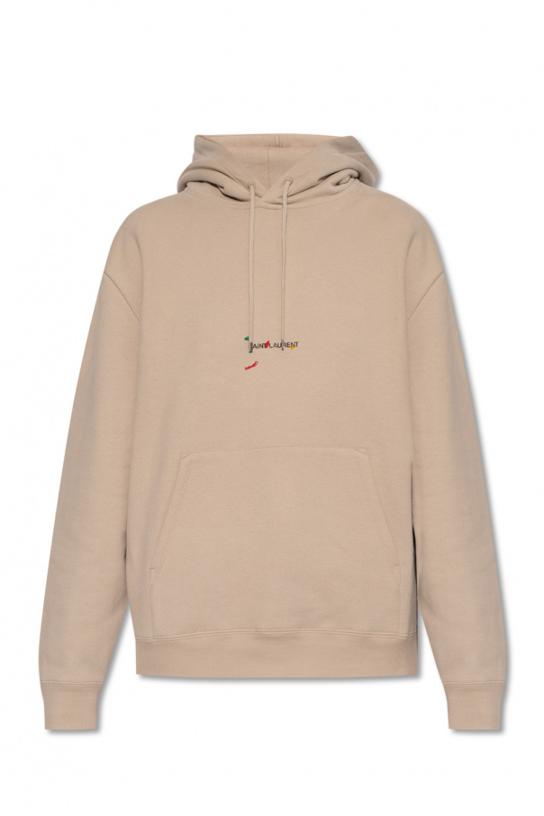 Saint laurent sale logo sweatshirt